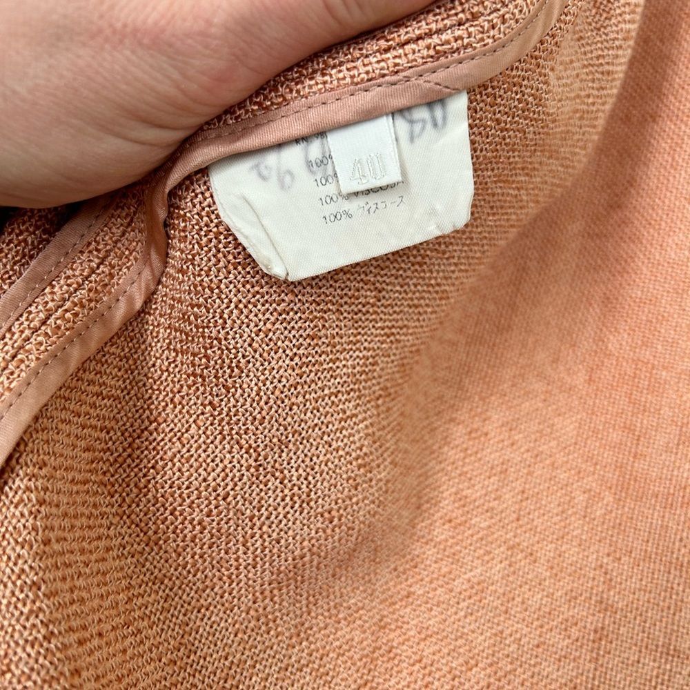 Prada Pink Textured Blazer Women Size 4 - Picture 6 of 14